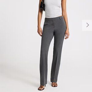 Express Editor Bootcut Pants Dark Grey Size 4R